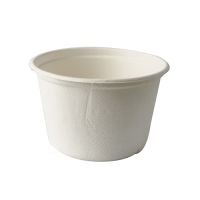 Suppenbecher, Zuckerrohr "pure" 600 ml Ø 14 cm · 9 cm weiss