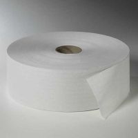 Toilettenpapier, 2-lagiges Tissue Ø 26 cm · 380 m x 10 cm weiss "Maxi Rollen" , 400 Blatt