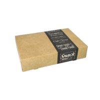 Transport- und Catering-Kartons "pure" eckig 8 cm x 24,7 cm x 35,7 cm "Good Food" klein