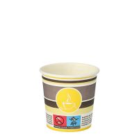 Trinkbecher, Pappe "To Go" 0,1 l Ø 6 cm · 6 cm