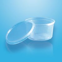 Verpackungsbecher mit Deckel, PP rund 250 ml Ø 10,5 cm · 5,1 cm transparent