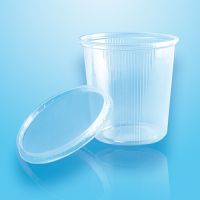 Verpackungsbecher mit Deckel, PP rund 500 ml Ø 10,5 cm · 10,4 cm transparent