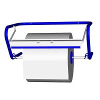 Wandhalter für Putzrollen 33,5 cm x 23,5 cm x 52,5 cm blau für Putzrollen