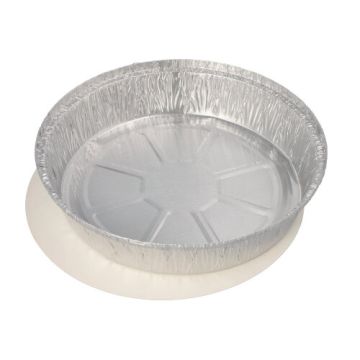 Schalen, Alu + Einlegedeckel, PE-beschichtet rund 1000 ml Ø 23 cm · 4,4 cm