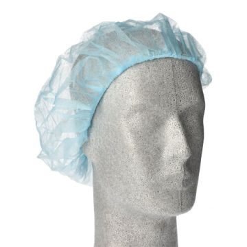 "Medi-Inn" Barett-Hauben, Vlies Ø 52 cm blau