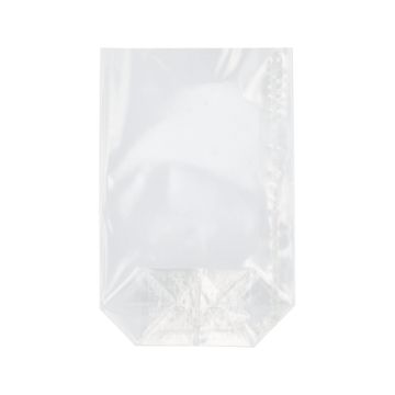 Bodenbeutel, PP 17,3 cm x 11,5 cm x 4 cm transparent