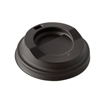 Dom-Deckel, C-PLA rund Ø 8 cm · 2,1 cm schwarz