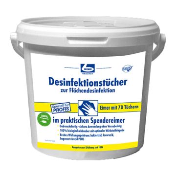 "Dr. Becher" Desinfektionstücher 29 x 30 cm weiss zur Flächendesinfektion