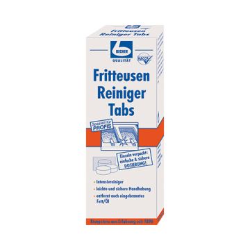 "Dr. Becher" Fritteusen Reiniger Tabs weiss