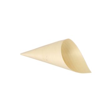 Fingerfood - Spitztüten, Holz "pure" Ø 6,5 cm · 12,5 cm