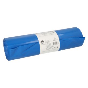 Müllsäcke, LDPE 120 l 110 cm x 70 cm blau
