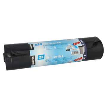 Müllsäcke, LDPE 120 l 110 cm x 70 cm schwarz