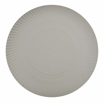 Teller, Pappe [rc] rund Ø 32 cm · 2 cm weiss