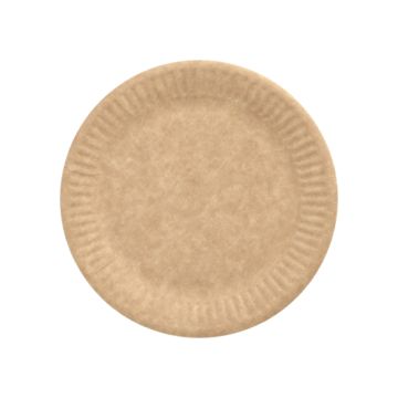 Teller, Pappe "pure" rund Ø 15 cm braun