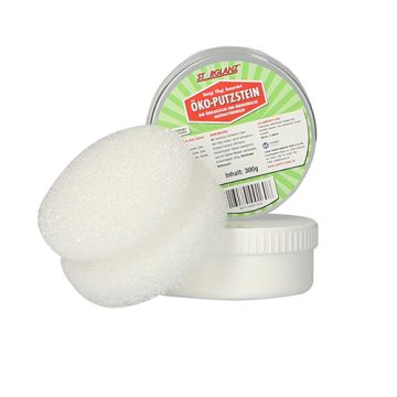 "Starglanz" Universal Öko Putzstein weiss 300 gr. inkl. Handschwamm