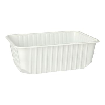 Verpackungsbecher, PP 1 l 6,3 cm x 18,6 cm x 13,3 cm weiss