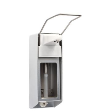 Wandspender 27,5 cm x 8,5 cm x 23,5 cm "Aluminium" 500 ml, Langarmhebel