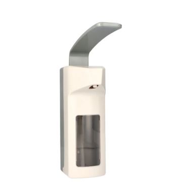 Wandspender 29,5 cm x 8,5 cm x 21 cm weiss "Kunststoff" 500 ml, Langarmhebel